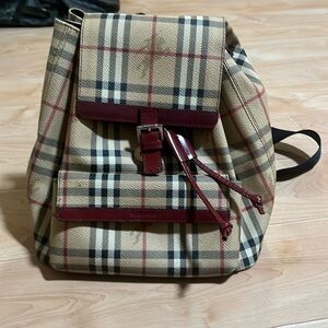 Burberry leather mini backpack